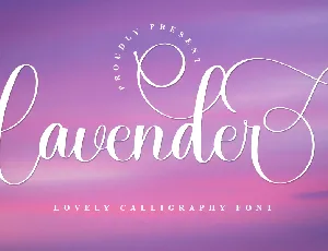 Lavender font