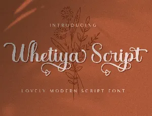 Whetiya font