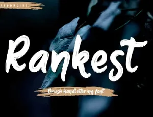 Rankest Script font