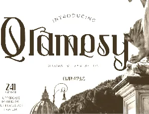 Qramesy font