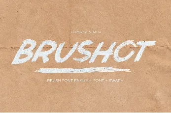 Brushot Brush Free font