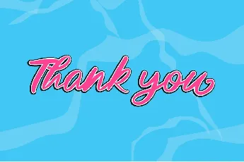 Thanks Summer - personal use font