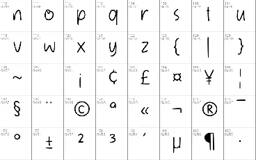 Chamylla font