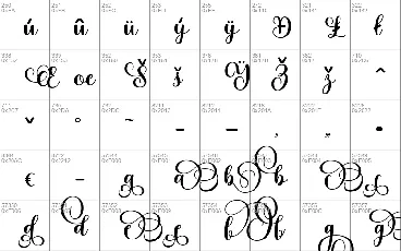 Magohany Script font