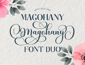 Magohany Script font