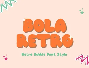 BOLA RETRO font