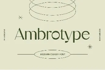 Ambrotype font