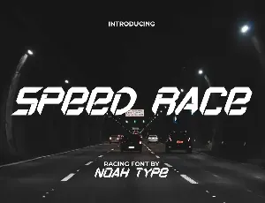 Speed Race font