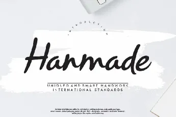 Hanmade Script font