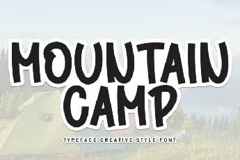 Mountain Camp Display font