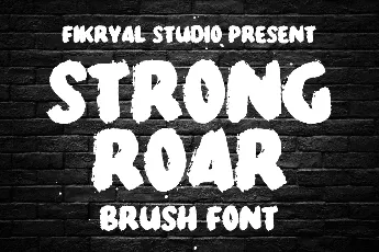 Strong Roar font