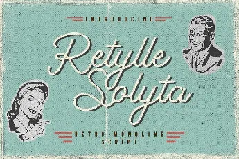 Retylle Solyta Script font