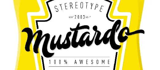 Mustardo Free font