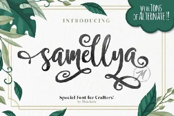 Samellya Script Free font