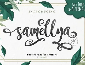 Samellya Script Free font