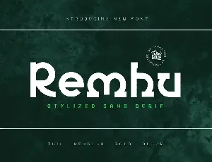 RemhuÂ Personal Use font