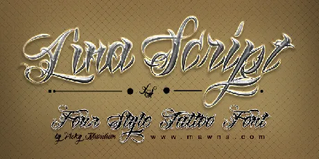 Lina Script Demo font