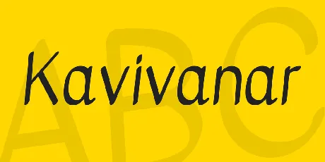 Kavivanar font