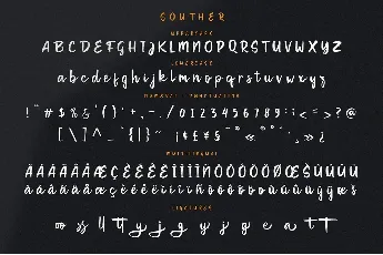 Souther font