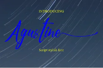 Agustine font