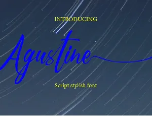 Agustine font