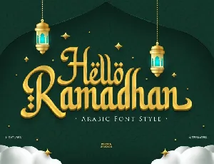 Hello Ramadhan font