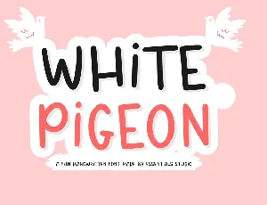 White Pigeon Typeface font