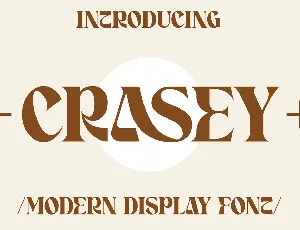 CRASEY font