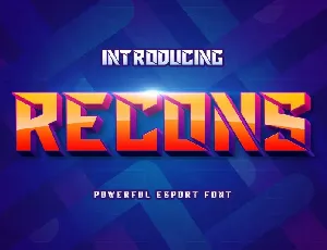 Recons font