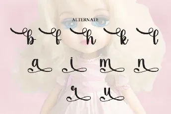 Barbie Chubby Script font