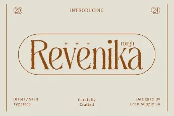 Revenika Rough font