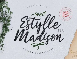 Estylle Madison Script font