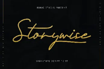 Storywise Demo font