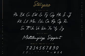 Storywise Demo font