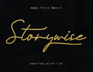 Storywise Demo font