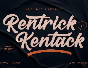 Rentrick Kentack font