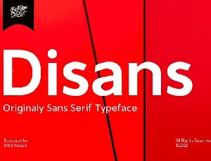 Disans font