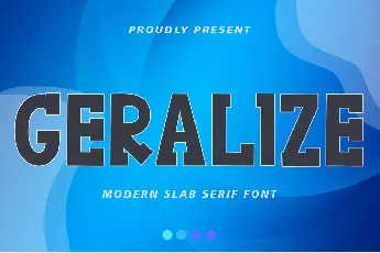 Geralize font