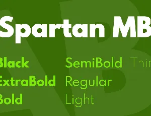 Spartan MB font