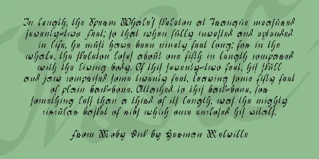 Greifswaler Deutsche Schrift font