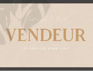 Vendeur font