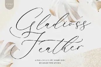 Gladioss Feather font