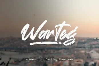 Warteg font