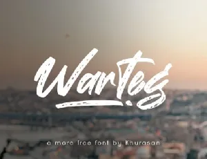 Warteg font