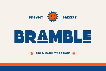 Bramble font