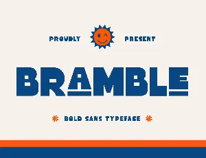 Bramble font