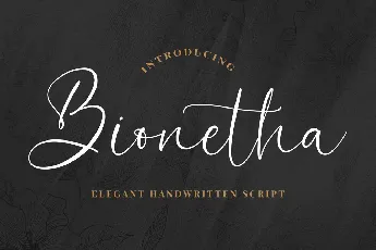 Bionetha font