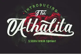 Athalita Brush Stylist font