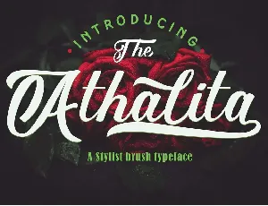 Athalita Brush Stylist font