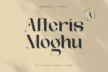 Afteris Moghu font